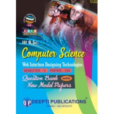 III B.Sc. COMPUTER SCIENCE Semester 5 - Paper 6A Web Interface Designing Technologies (E.M)